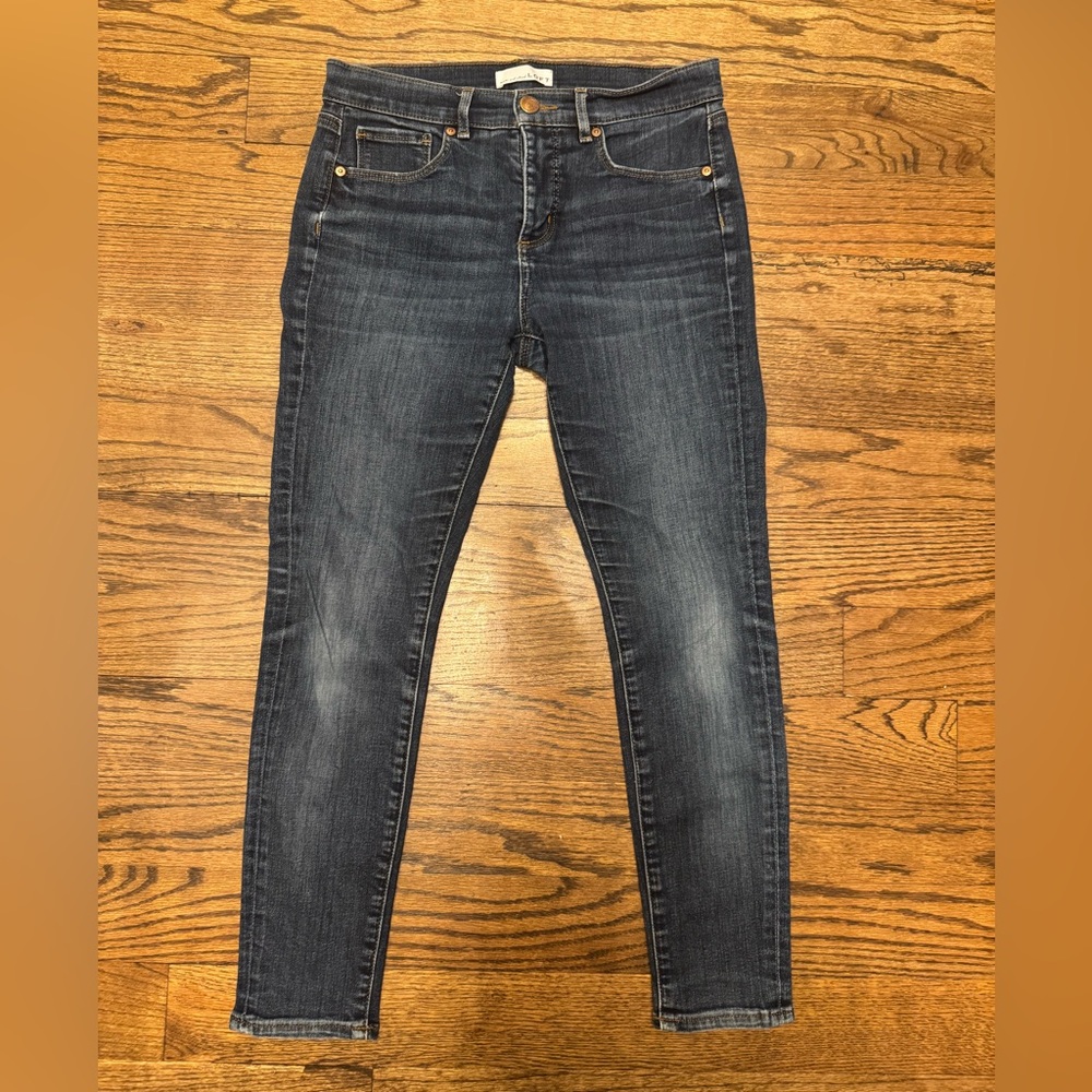 LOFT Women's Dark Wash Skinny Jeans, 28P